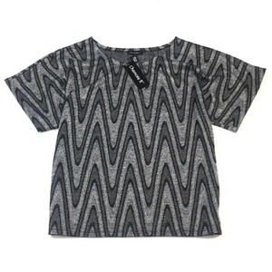 WS266 NWT Chances R Trendy Blouse Top L